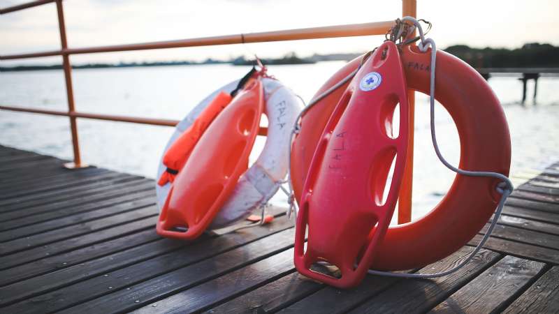 What to do when a man falls into the sea?