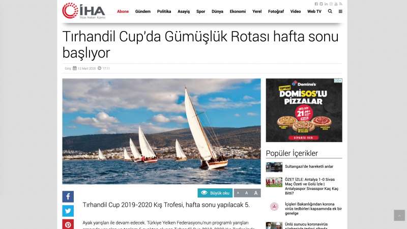 Gümüşlük Route starts at the Tirhandil Cup over the weekend 