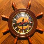 Rudder Wall Clock Steamer-1
