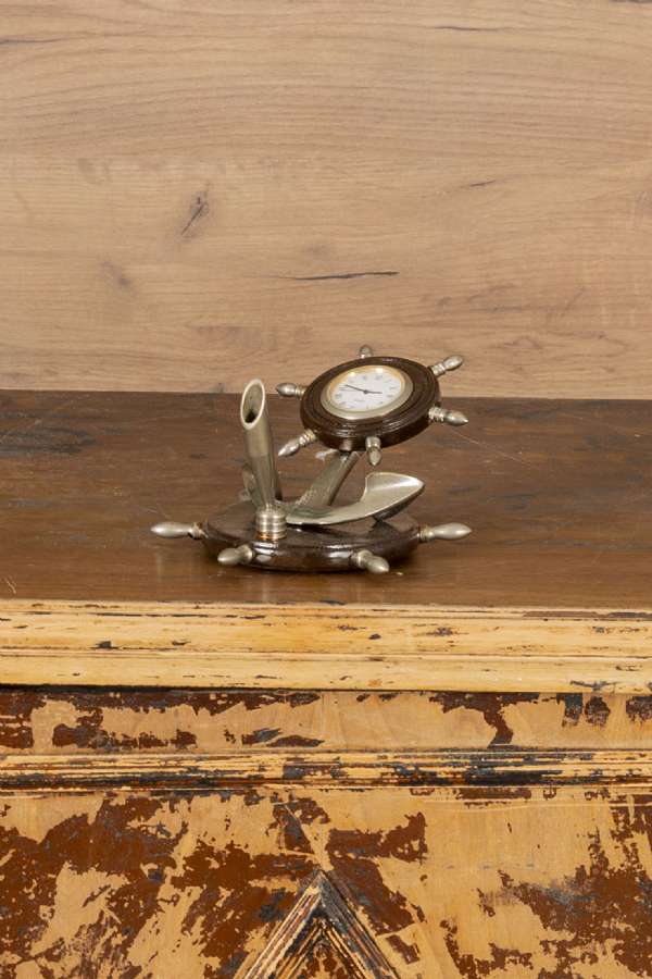 Anchor Clock Pen Holder 