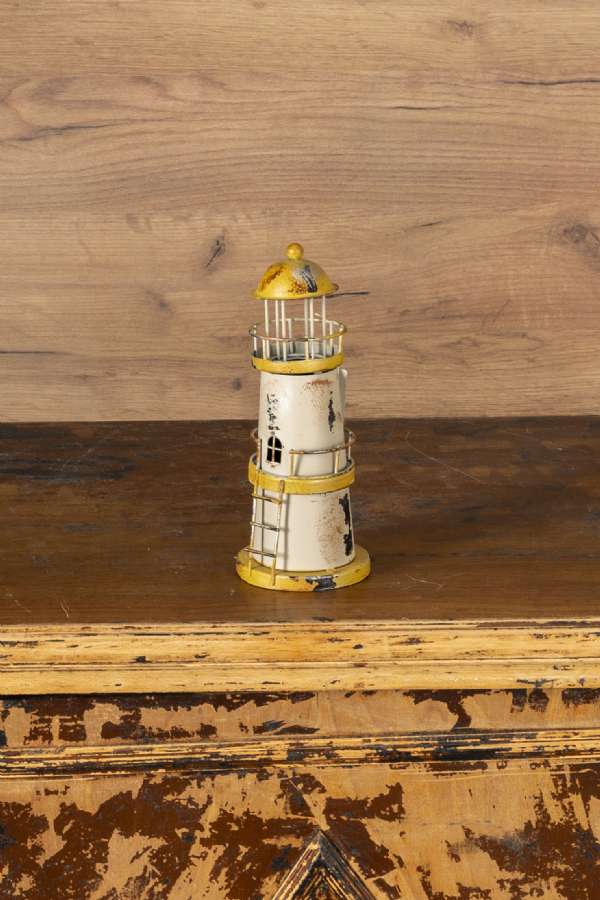 Cream Lighthouse Decorative Product 