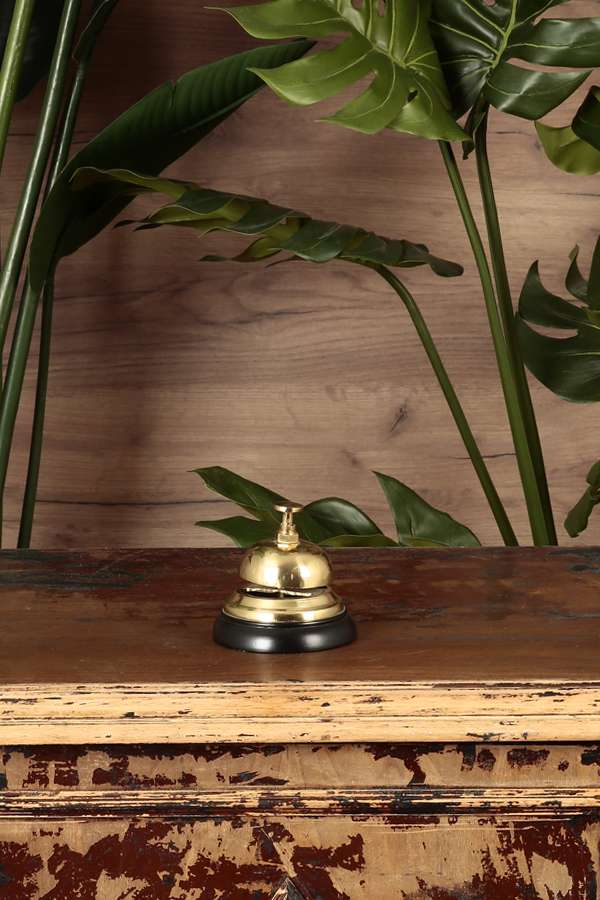 Brass Material Handmade Reception Bell 