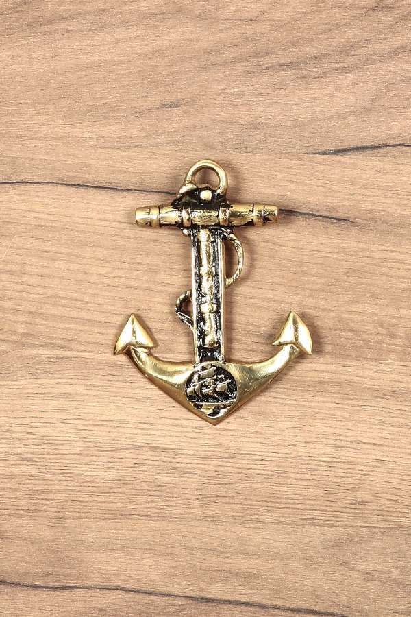 Decorative Brass Anchor Figured Wall Ornament 