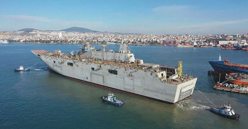 Turkey's First Domestic and National Aircraft Carrier TCG Anadolu