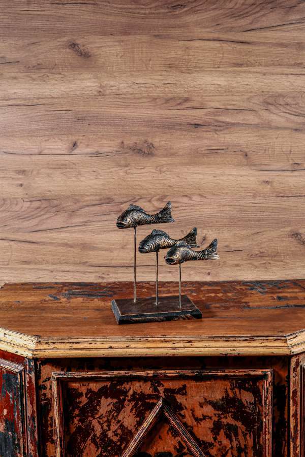 Triple Fish Decor 