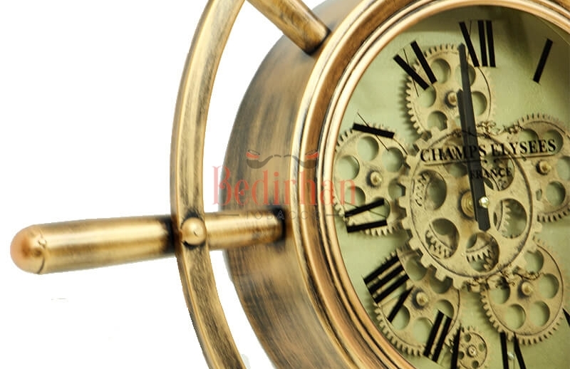 Create Nautical Themed Decorations with Ship Wheel Clock Models!